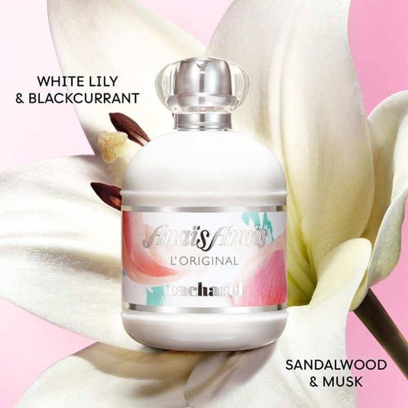 Cacharel Anais Anais Eau de Toilette for Women - Floral & Green Fragrance with White Lily & Musk Notes