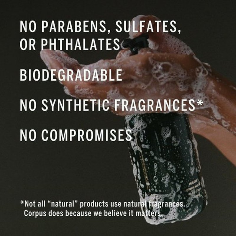Corpus - Amalgam 5 Aromatic Hand Wash with Argan Oil & Vitamin E | Vegan, Non-Toxic Formula | 10 fl oz