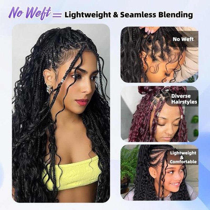 Deep Wave Human Braiding Hair for Boho Braids – 12 Inch 40g 1 Bundles/Pack Red, 100% Unprocessed 12A Brazilian Virgin Hair Bulk, No Weft, Wet & Wavy Curly Knotless Extensions