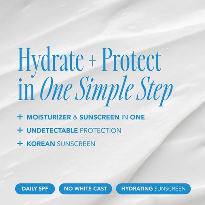 THE FACE SHOP Hydro Sun Barrier Moisturizer SPF 45, Daily Hydrating Facial Sunscreen & Moisturizer, for Oily Skin, Formulated with Calendula & Niacinamide, No White Cast, 1.69 Fl. Oz.