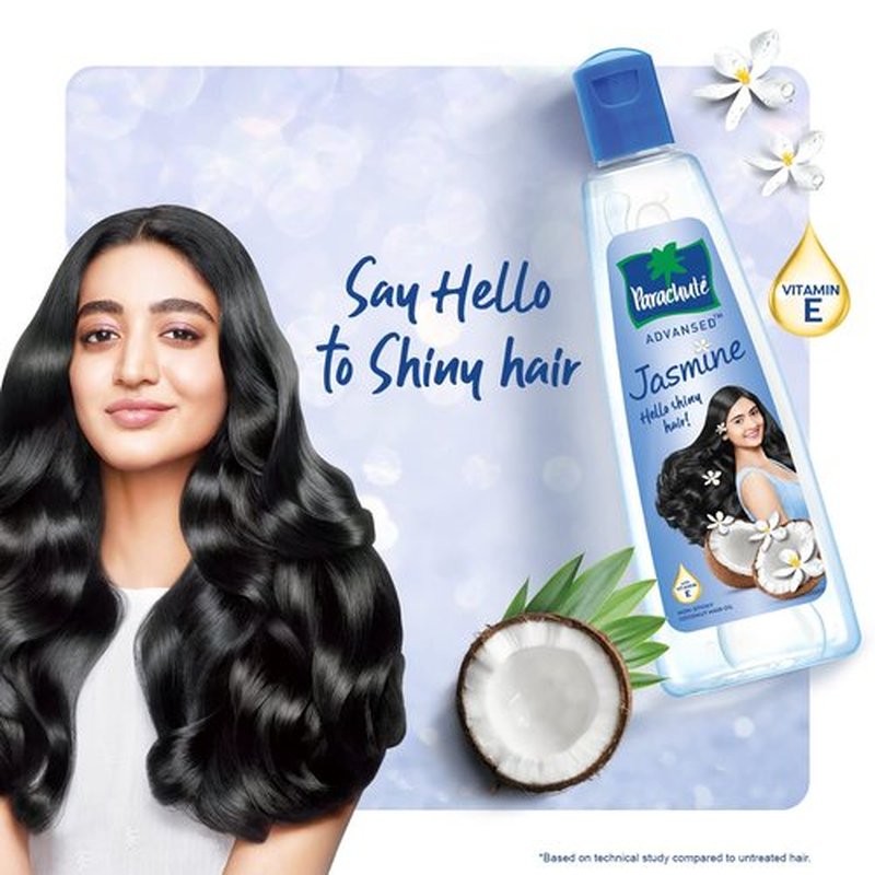Parachute Advansed Coconut Hair Oil - Jasmine Enriched with Vitamin E | Nourishes Scalp | 6.4 Fl. Oz.