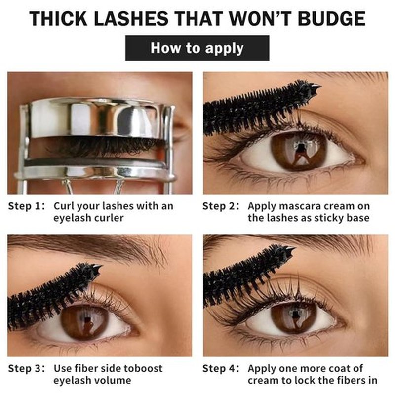 Essence Sky High Mascara - Waterproof Lengthening & Volumizing Formula for Women 60+, Smudge-Proof