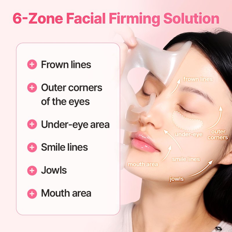 UIQ Biome Barrier Collagen Firming Hydrogel Mask, Skin Microbiome-Powered Face Mask, Radiance-Boosting Hydrogel Mask for Deep Hydration, Elasticity & Cooling Care, Korean Skin Care,1.41oz(40g) x 5ea