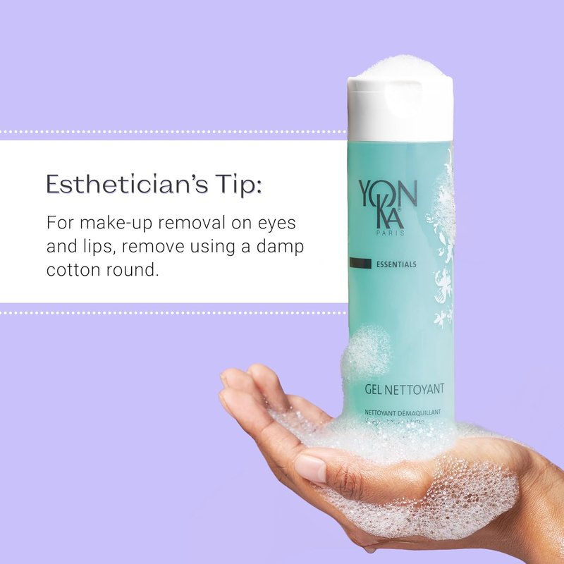 Yonka Gel Cleanser - Gentle Foaming Face Wash & Makeup Remover | Balances pH & Cleanses Pores | For Acne Prone & Oily Skin