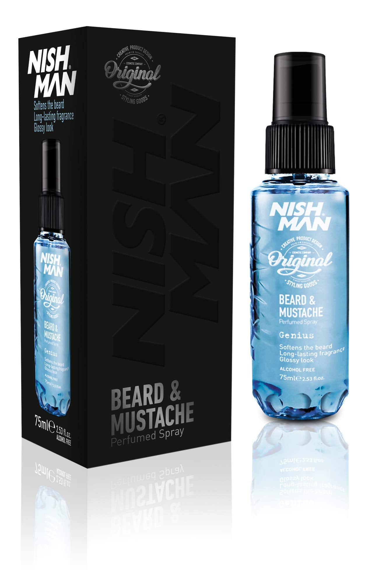 Nishman Beard & Mustache Parfumed Spray Genius 75 ml