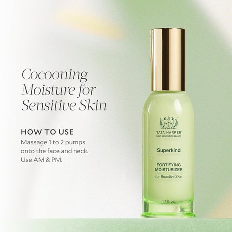 Tata Harper Superkind Fortifying Moisturizer - Lightweight, Hypoallergenic Formula for Sensitive Skin | 50ml