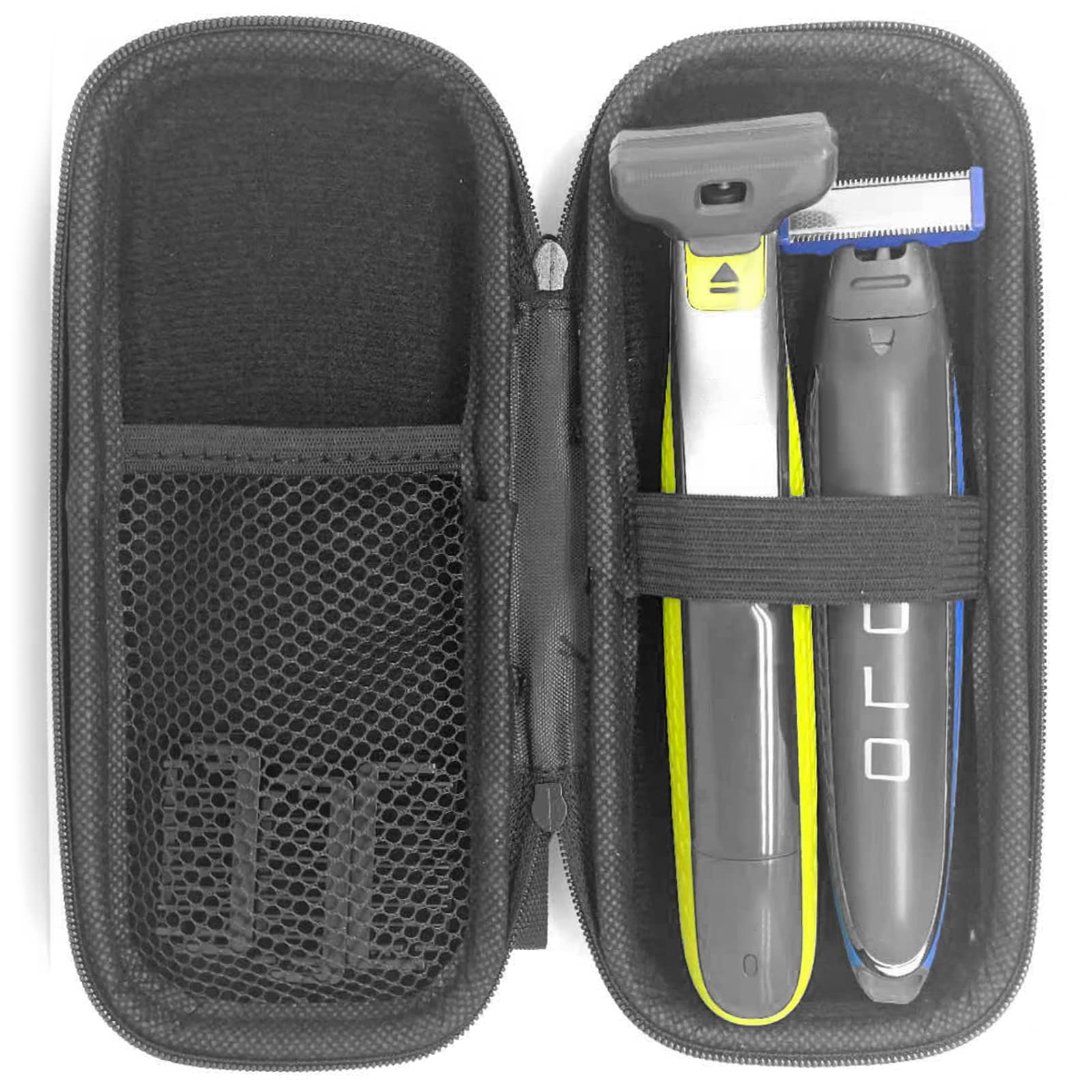 LinMei Hard Storage Travel Case Compatible for Micro Touch Solo Full Body Trimmer and Shaver - Sturdy and Protective (Case & 2 Brush Only)