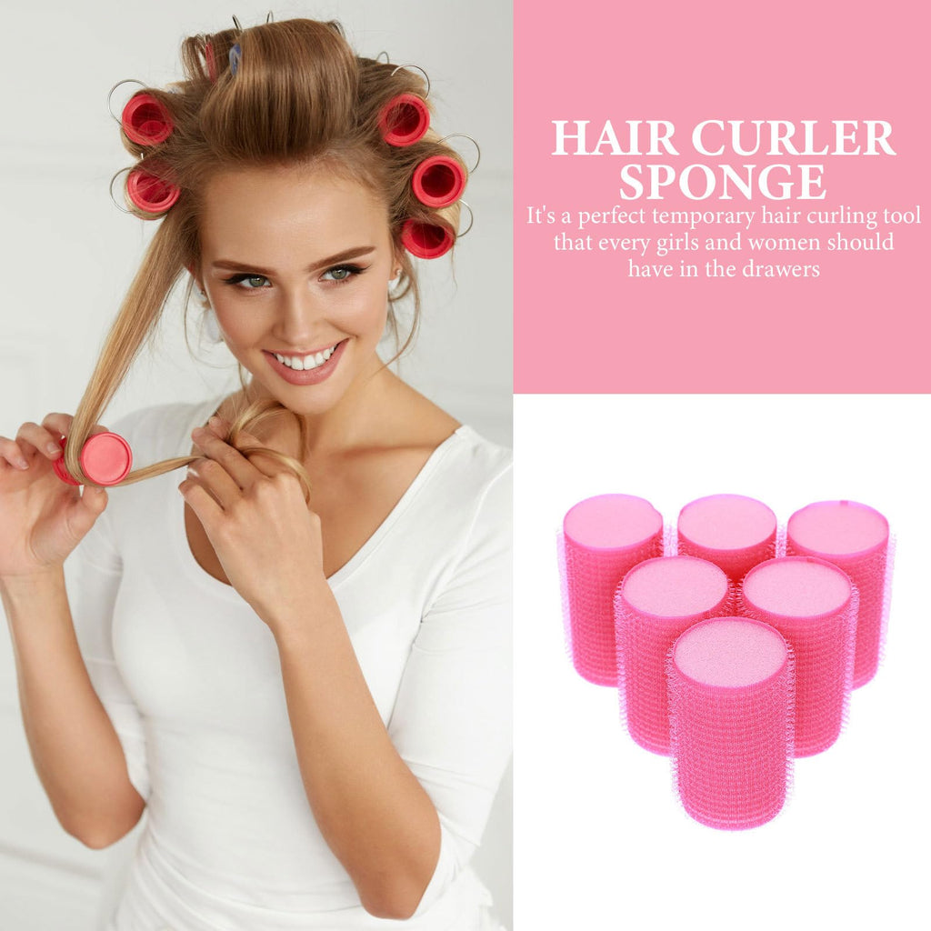 Hair Roller for Bangs 12pcs Hair Sponge Curlers Self Grip for Women and Girls Curler