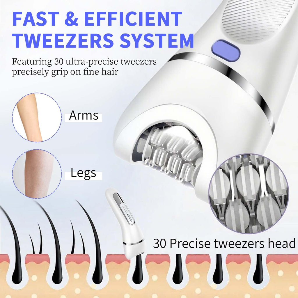 NWUNJ Electric Razors for Women Whole Body: 7 in 1 Hair Removal Kit，Rechargeable Body Shaver - Wet Dry Hair Remover - Trimmer for Lady Face Underarms Public