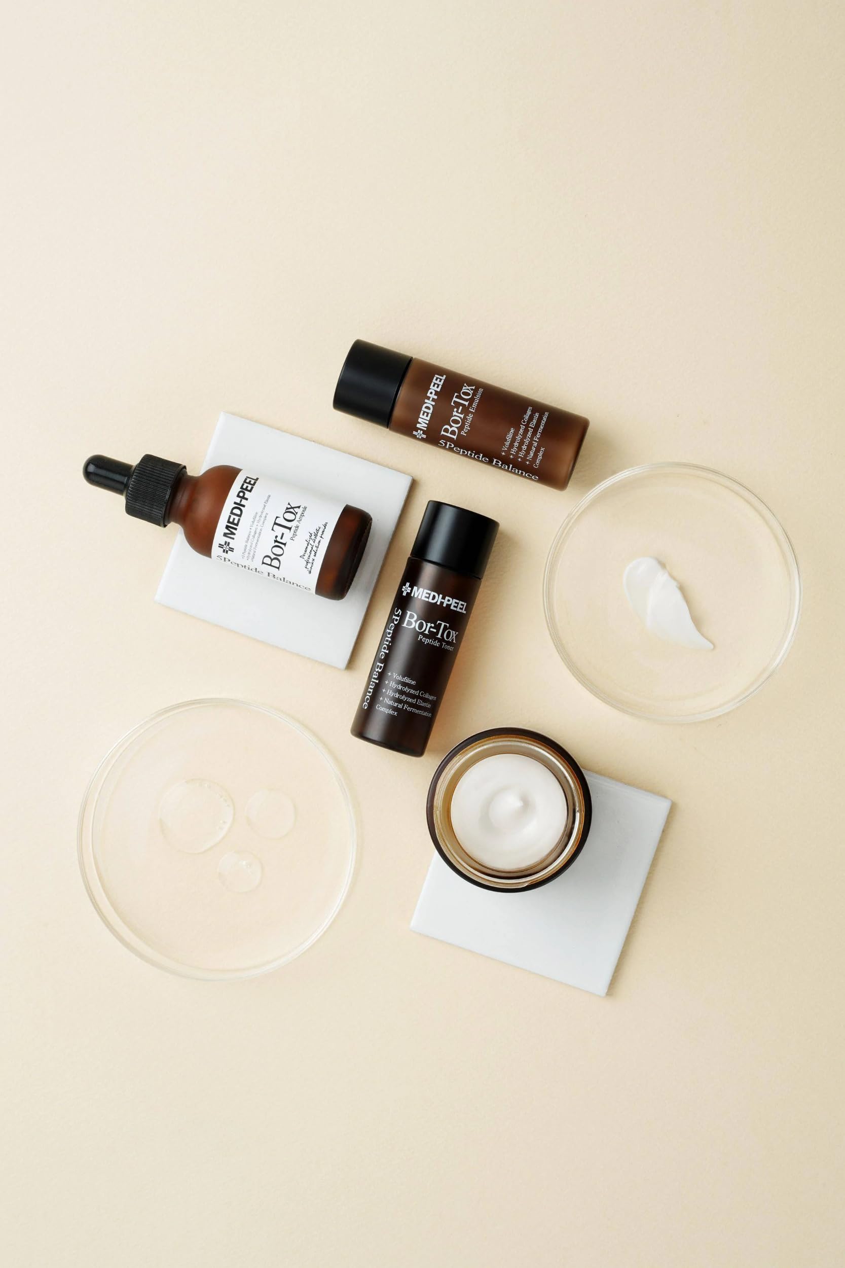 Medi-Peel Bor Tox Multi Care Kit - Peptide Ampoule 30ml, Toner, Emulsion, Cream 50g