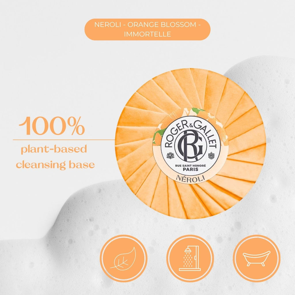 ROGER & GALLET | Body Wash & Body Soap for Women | Neroli 3.5 oz