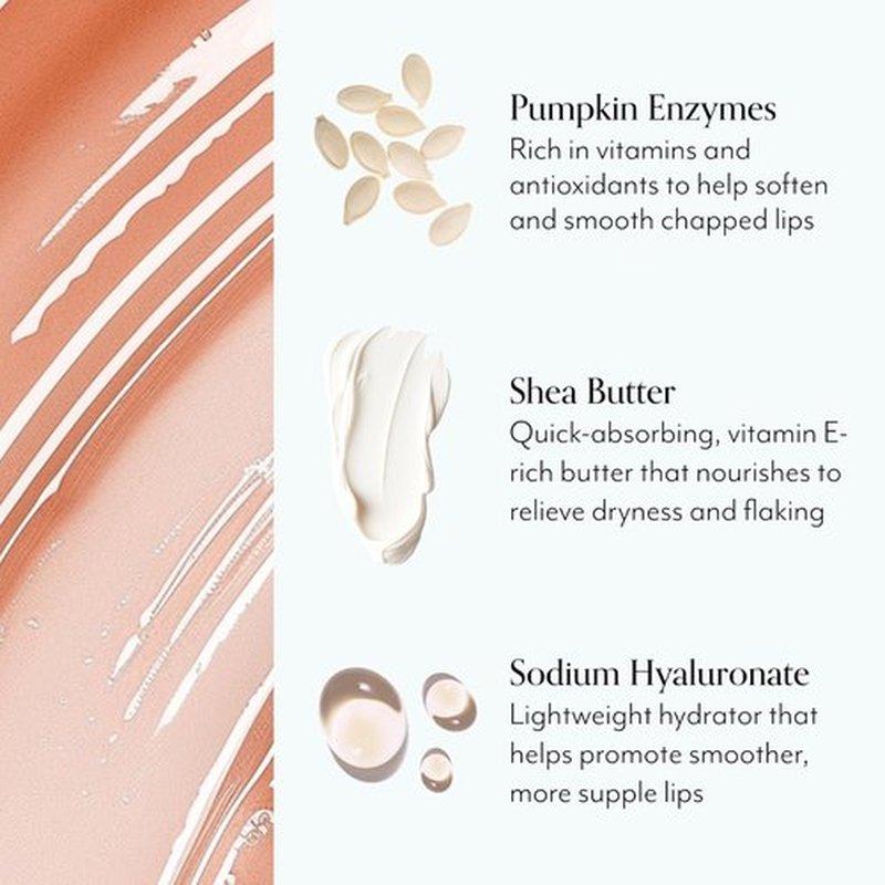 Bliss Pumpkin Powerhouse Lip Mask - Hydrating Overnight Exfoliating Treatment for Dry Lips