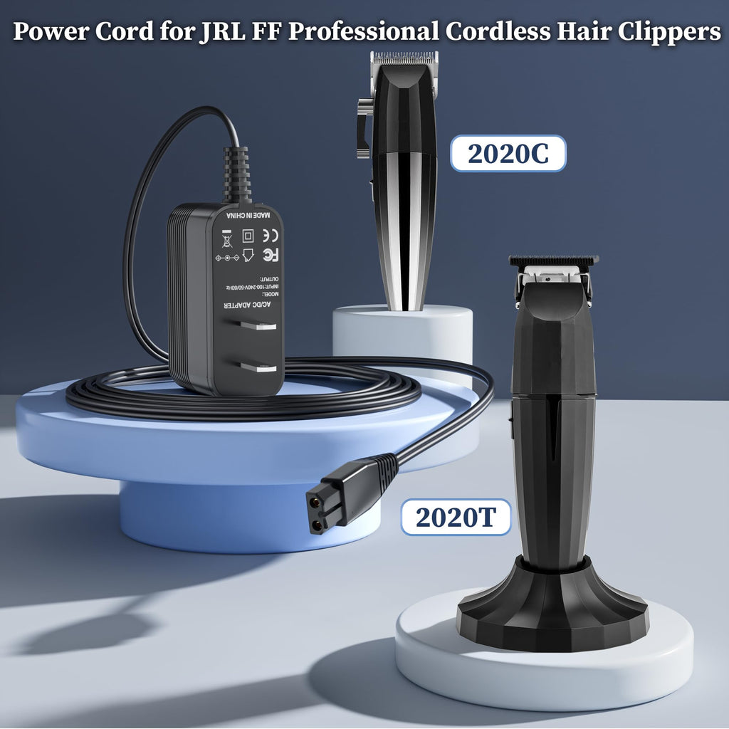 5V Charger for JRL Trimmer Clippers Power Supply Replacement for JRL FF 2020C FF 2020T FF2020C FF2020T Cordless Hair Trimmer Clipper Power Cord