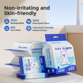 MATERN'ELLA Flushable Wipes Pocket for Sensitive Skin, Travel Essentials for Adults Kids, Calendula & Centella Asiatica Extract, individually Wrapped, Fragrance free 90 Packs Total 180 Wipes
