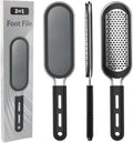 FREATECH 2-in-1 Nano Glass & Stainless Steel Foot File - Professional Callus Remover for Smooth Heel Care