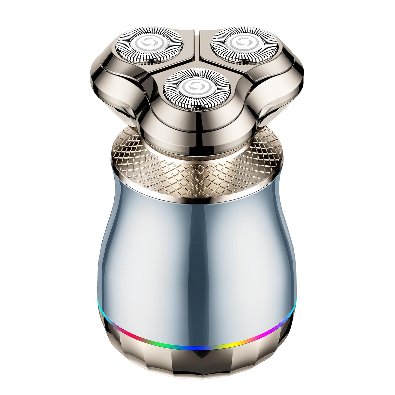 Irosiy Electric Razor for Men, 3D Floating Blade Shaver with 9000 RPM High Speed, IPX7 Waterproof, 60-Day Battery Life, Compact Portable Wet/Dry Electric Shaver
