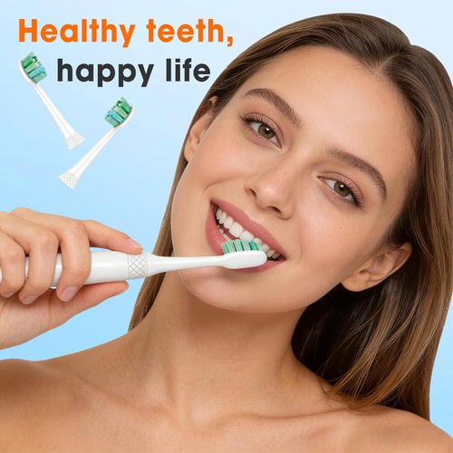 Philips Sonicare Toothbrush Replacement Heads - Soft Bristles | 6-Pack Compatible with C1 & C2
