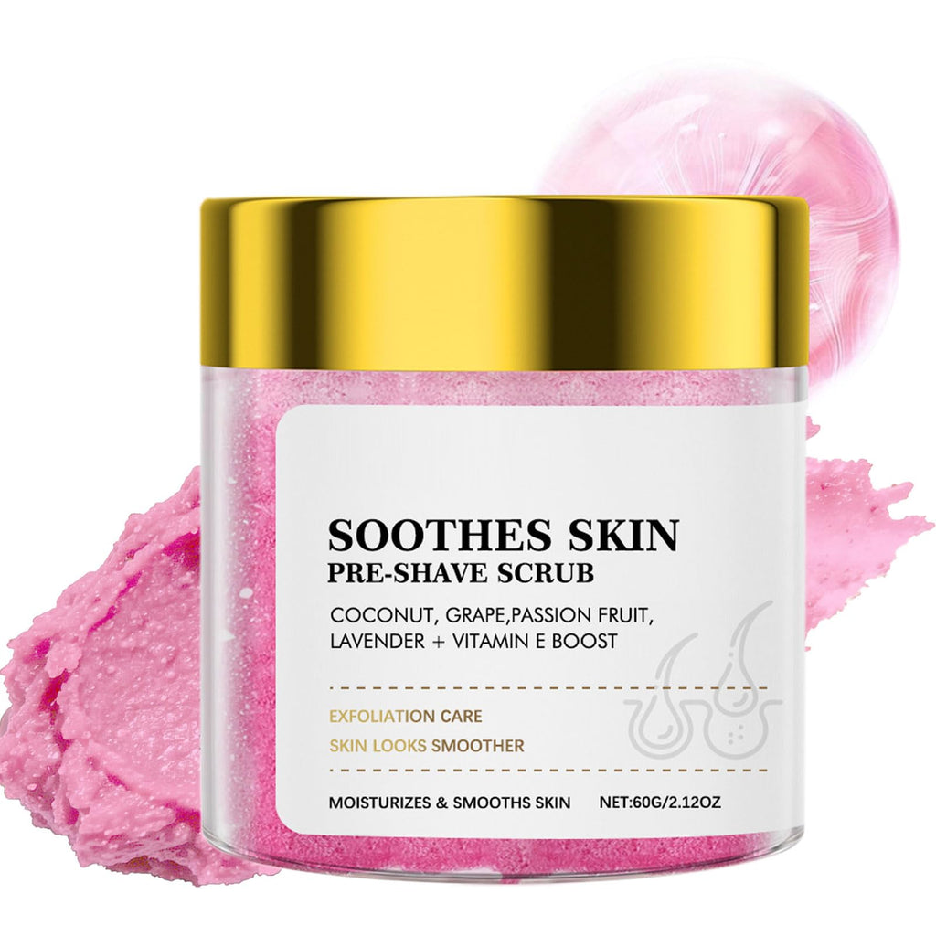 Dark Spot Exfoliating Scrub–Soothes Skin Pre-Shave Scrub for Dark Spots & Dry Skin–Gently Buffs & Soothes Sensitive Skin, Suitable for Face & Body, 60 ml /2.12 Oz