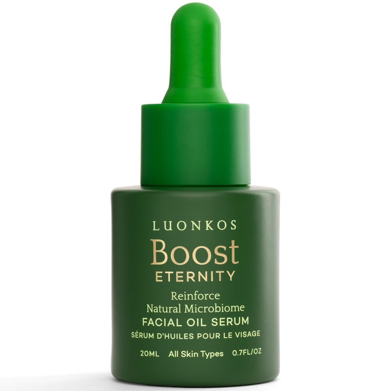 LUONKOS Eternity Facial Serum, Oil-Based Alternative to Vitamin C Face Serum for Women – Non-Greasy Serum with Squalane Oil, Sea Buckthorn & Nordic Forest Microbes - For all Skin Types - 20ml