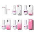 NAGAIA Premium Nail Dipping System, Dip Essential Liquid Set, All In One Dip Liquid Kit, Home & Salon Nail Dipping Manicure, Air Dry Dip Powder System, Salon Acrylic Nail Alternative, 3 Replaced Brush