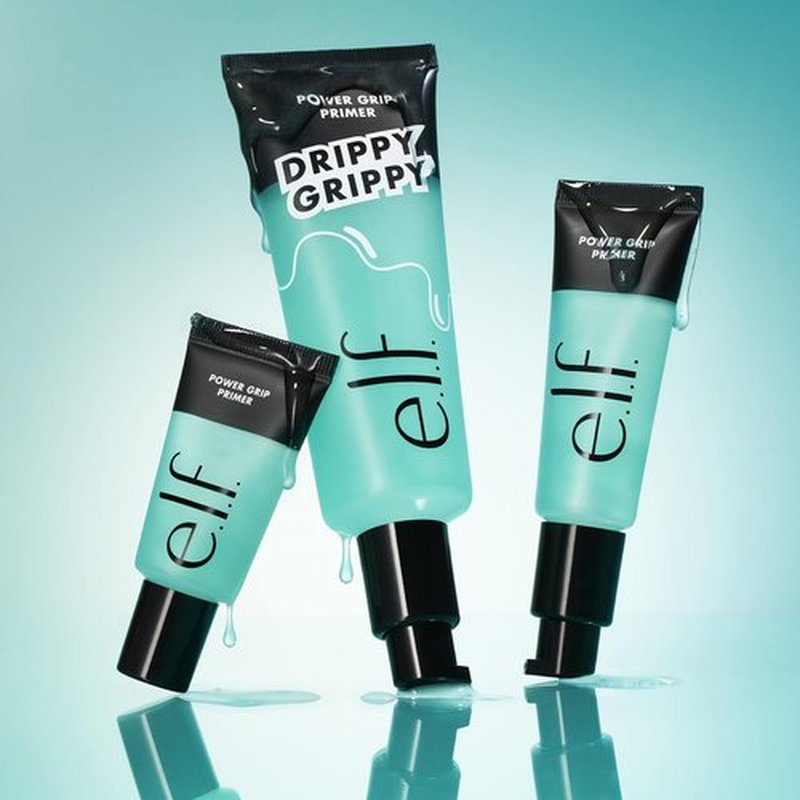 e.l.f. Power Grip Primer Jumbo, Gel-Based & Hydrating Face Primer For Smoothing Skin & Gripping Makeup, Moisturizes & Primes, 2.5 oz