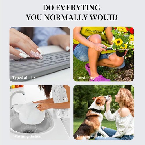 Mivota French Press On Nails Short Square White Nude Gradient False Nails Delicately Adorned with White Silver Flowers Reusable Glue On Nails for Women Kit 24Pcs