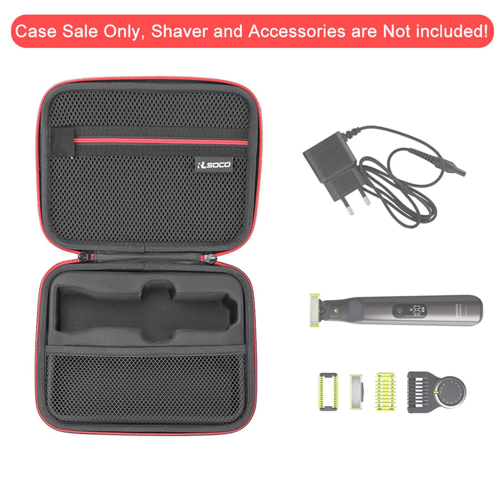 RLSOCO Carrying Case Compatible With Philips QP6530/70,QP6530/80,QP6531/70,QP6550/70,QP6520/70,QP6510/20 Hybrid Electric Trimmer (Case Only)
