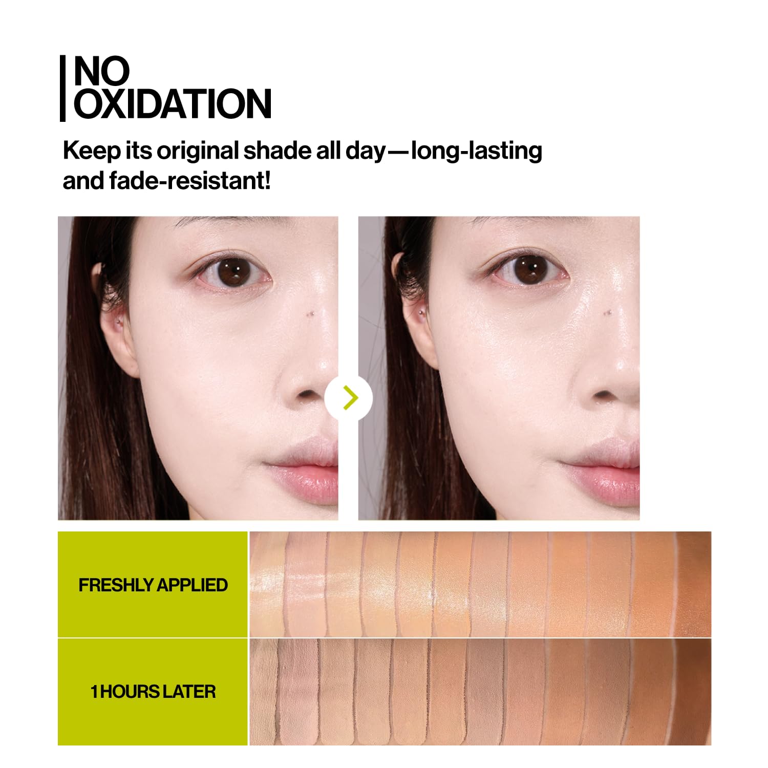 UNLEASHIA Foundation Makeup Healthy-Green Cushion Refill - 15g, Lightweight Buildable Coverage, Vegan Makeup, Natural Satin Finish(18C)