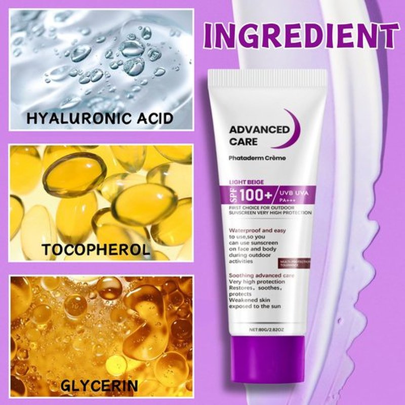 SPF 100 Sunscreen Duo Pack - 2Pcs 80G High SPF Sun Screen Protector for Face & Body - Waterproof Sport Sunscreen Lotion Travel Friendly