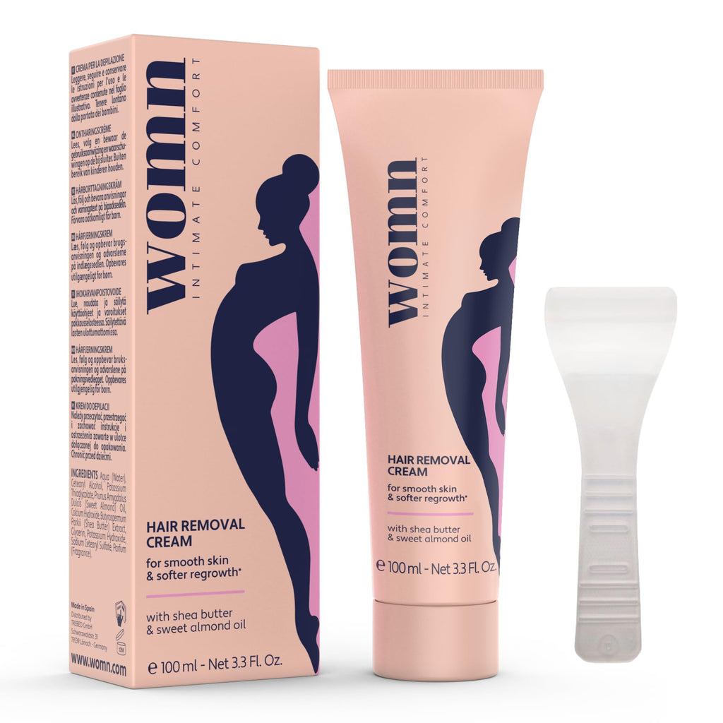 womn Intimate Hair Removal Cream for Women, Bikini Area & Armpits 3.3 fl oz