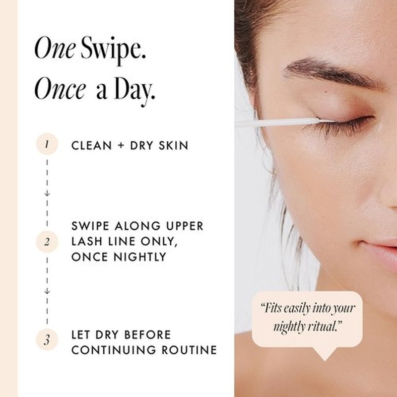 Borboleta Lash Serum - Enhance Natural Eyelashes for Length, Thickness & Fullness | Full Size, 3 Month Supply
