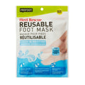 Heal+Rescue Reusable Foot Mask, 1 Pair Latex-Free Gel Booties