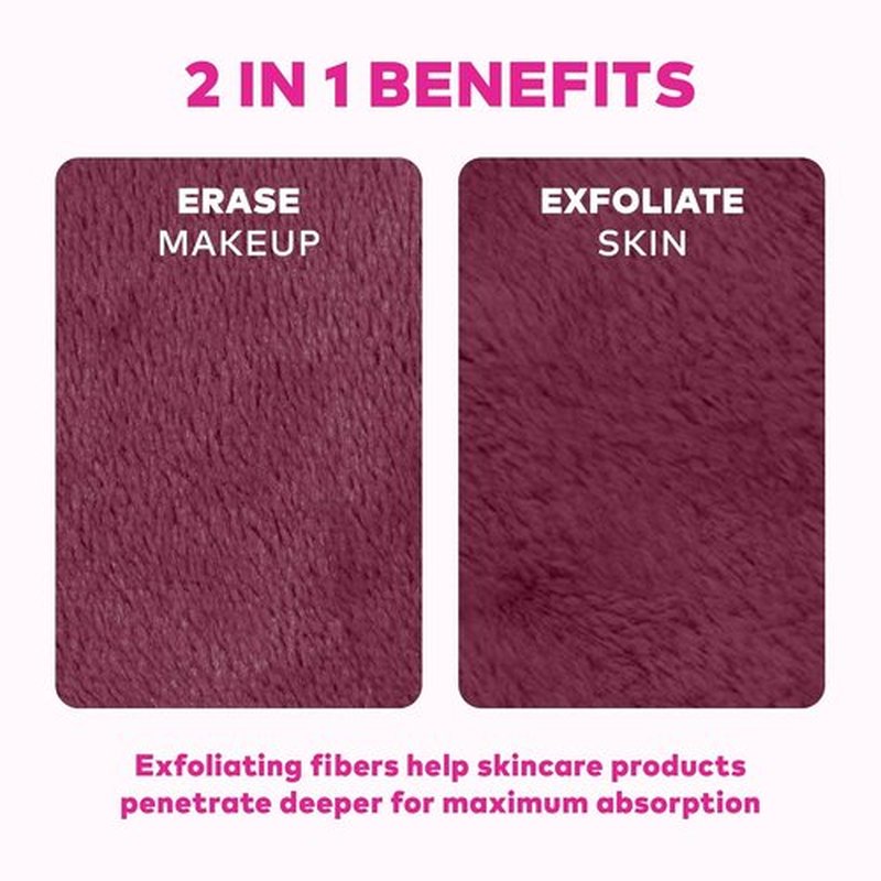 Original MakeUp Eraser - 7-Day Makeup Removal Cloth Set | Effortlessly Erase All Makeup With Water, 7ct
