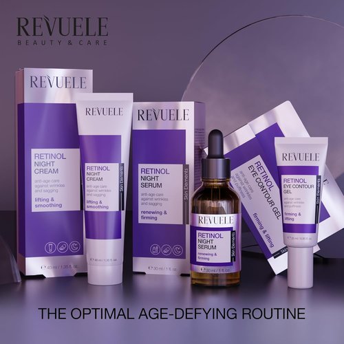 Revuele Retinol Eye Contour Gel - Anti-Aging Formula for Fine Lines, Puffiness & Dark Circles | 0.85 fl. oz.