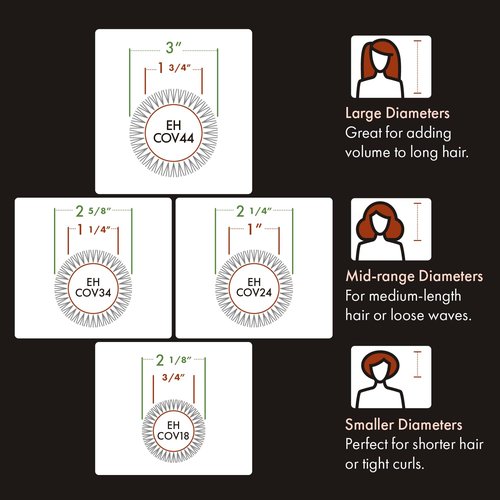 Olivia Garden EcoHair Bamboo Brush - Eco-Friendly Boar Bristles for Shine & Frizz Control