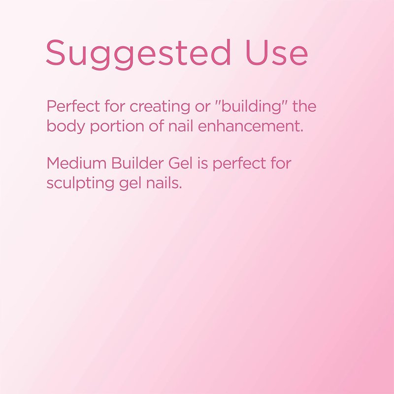 Young Nails Synergy Gel - Hard Builder Gel for Superior Adhesion & Strength | Pink, 15g