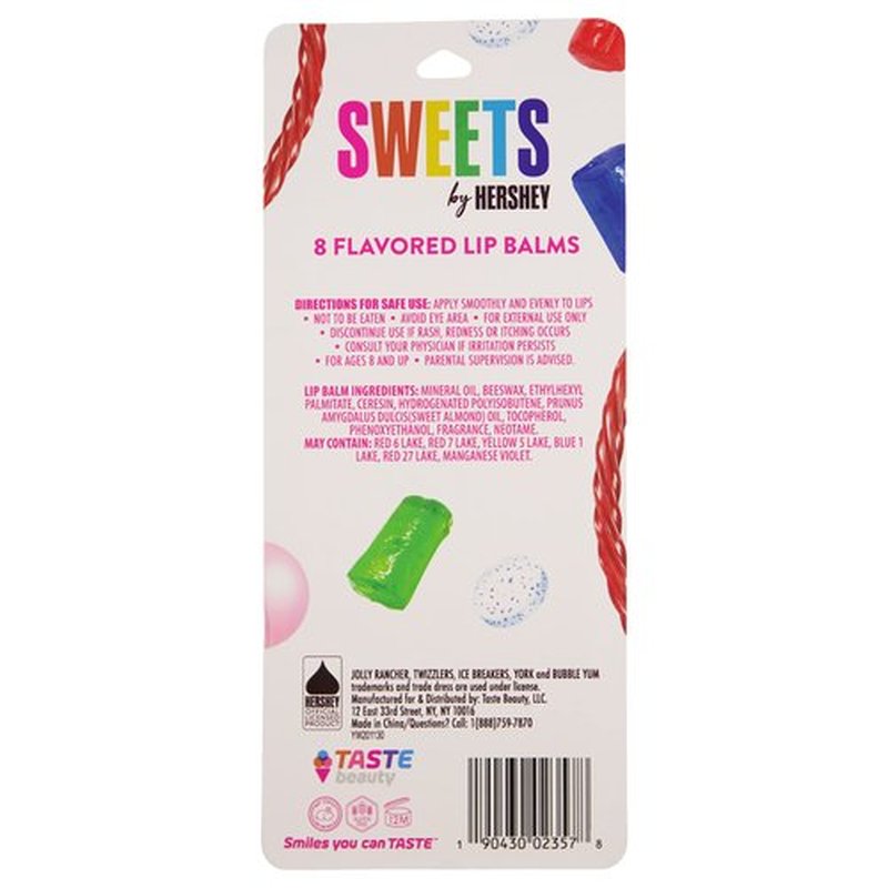 Taste Beauty Sweets by Hershey 8 Flavored Lip BALMS
