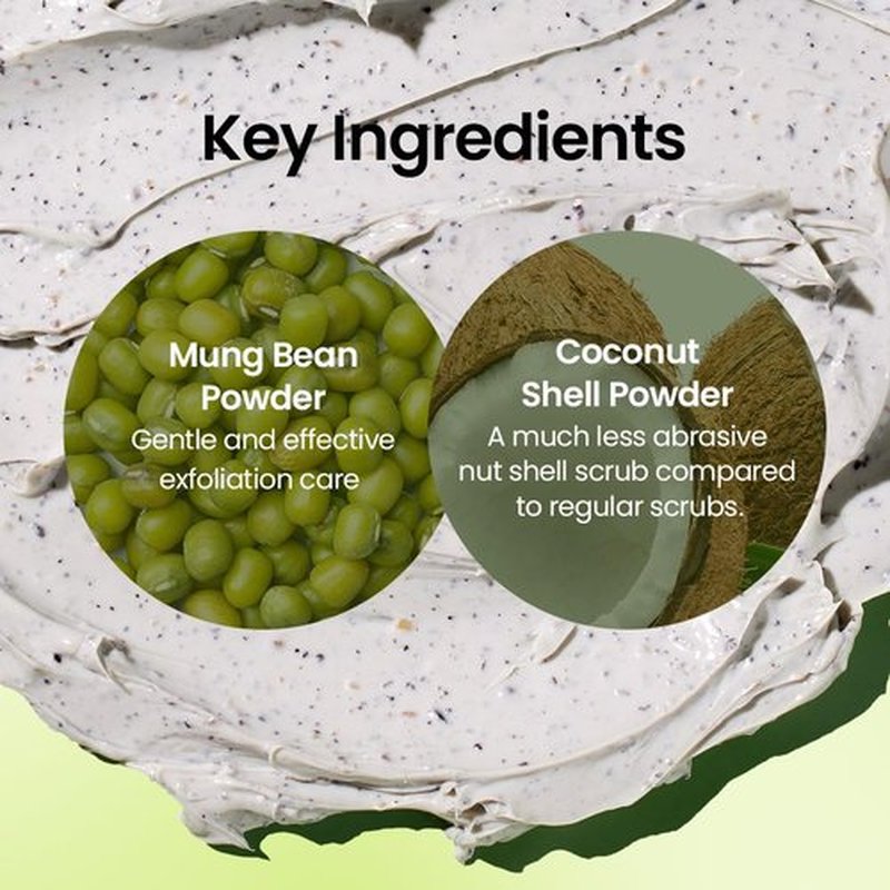 beplain Mung Bean Pore Care Trio - Cleansing Oil & Cleansing Foam 80ml &Clay Mask | Korean Skin Care | Suitable for Sensitive Skin