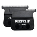 BaBylissPRO FX707B2 Trimmer Blades - Deep Tooth T Blade Replacement for FX787 & LoPROFX | 2 Pack, Black