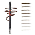 ybf Beauty Eyebrow Pencil - Universal Automatic Brow Pencil With Spoolie Brush - Perfect For All Hair Colors & Skin Tones - Taupe - 0.005 Oz