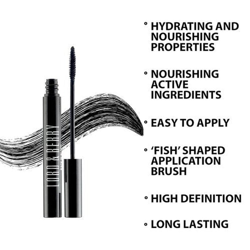 Lord & Berry Back In Black Mascara - Lightweight Formula for Volume & Length | 0.27 fl oz, Deep Black