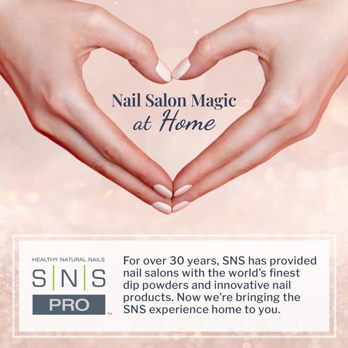 SNS Base Coat Nail Polish for Nail Dip Powder, Super Gelous Base - Long-Lasting & Fast-Drying Nail Strengtheners Gel Base for Premium Colors - Low Odor & No UV Lamp Required - 0.5 oz.
