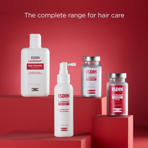 ISDIN Lambdapil Hair Loss Lotion - Strengthen Hair & Promote Growth | 4.2 Fl. Oz.