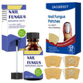 ZACUEEOCY Toenail Fungus Treatment Extra Strength Kit, 30ml Nail Repair Solution and 32 Nail Renewal Patches for Damaged Thick Discolored Toenails and Fingernail