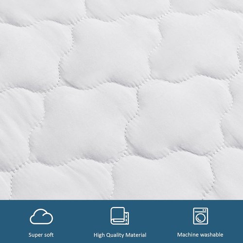 Skiennix 2-Piece Waterproof Massage Table Sheet Set - Extra Soft Fitted Sheet & Face Rest Cover | White