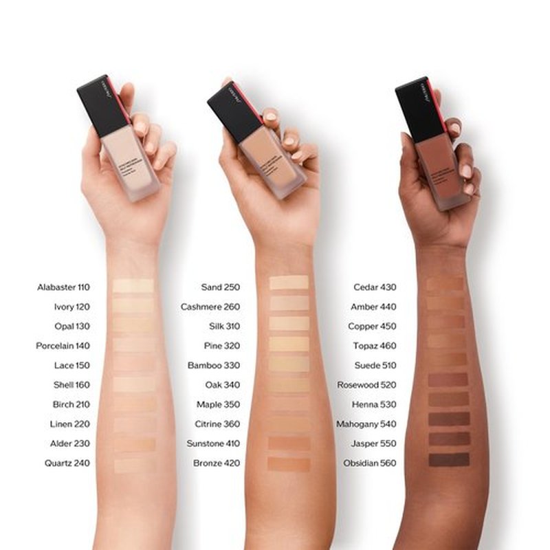 Shiseido Synchro Skin Self-Refreshing Foundation SPF 30, Ivory 120 - Medium-to-Full Buildable Coverage - Natural Finish, 24-Hour Wear - Water Resistant & Non-Comedogenic - 30 mL