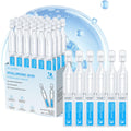 Burgift Hyaluronic Acid Serum for Face, 3% 4D Deep Hydrating Facial Ampoules in 30 Single-Use Vials, Plumping Moisturizer & Pre-Makeup Prep