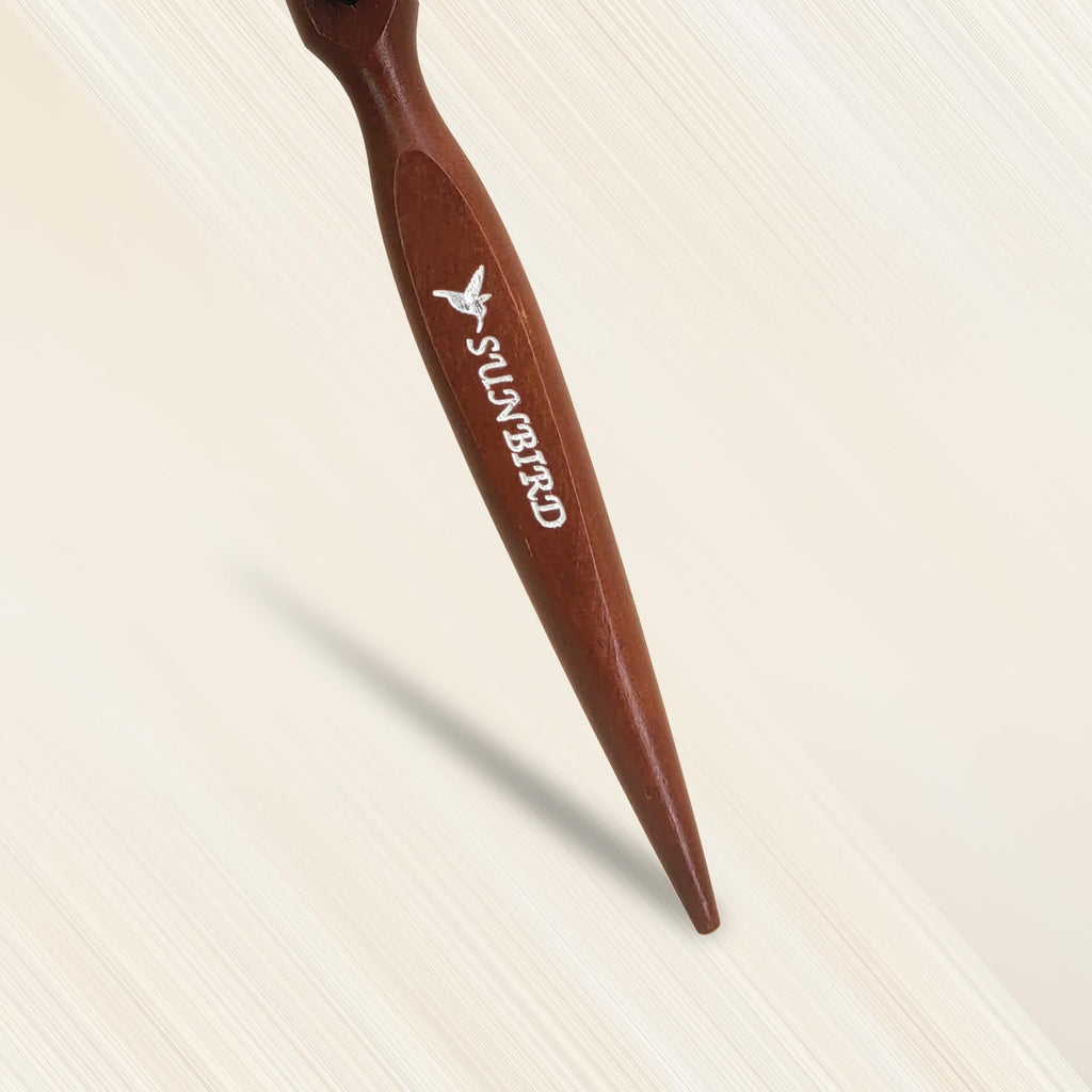 SUNBIRD Teasing Hair Brush, 100% Natural Boar Bristle, Women Fine Thin Hair