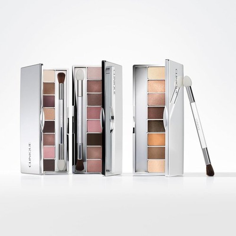 Clinique All About Shadow Eye Shadow Palette - 8 Silky Buildable Shades | Safe for Sensitive Eyes