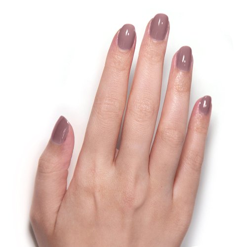 roro AHA Infused 21+ Free Nail Polish - Chip-Resistant High-Impact Nail Color Lacquer Made in the USA, Vegan/Cruelty-Free, Gluten-Free, Turn the Page, Mauve Pink, .4Fl Oz/12mL